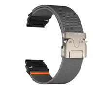 VMBVBHMDF Cinturino In Nylon Quickfit Da 22 Mm E 26 Mm Adatto For Garmin Descent Mk3i E Bracciale Da 51 Mm Mk2 Adatto For Garmin Enduro 2 MARQ/Epix Gen 2 Sports Band Accessories(Grey 2,26mm)