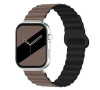 VMBVBHMDF Cinturino in silicone con anello magnetico adatto for Huawei Watch Fit 3 Sport Band Bracciale sostituibile adatto for HUAWEI Watch Fit3 Cinturino da polso in regalo(Chocolate Black)