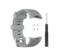 VMBVBHMDF Cinturino in silicone for orologio adatto for Garmin Forerunner 45, cinturino da polso sportivo di ricambio alla moda.(Gray)