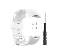 VMBVBHMDF Cinturino in silicone for orologio adatto for Garmin Forerunner 45, cinturino da polso sportivo di ricambio alla moda.(White)
