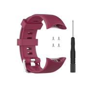 VMBVBHMDF Cinturino in silicone for orologio adatto for Garmin Forerunner 45, cinturino da polso sportivo di ricambio alla moda.(Red wine)