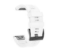 VMBVBHMDF Cinturino in silicone QuickFit da 22/26 mm adatto for Garmin Fenix 8 Pro/Fenix 8 7X/Tactix 8 7/Instinct 3 2X/Forerunner 965.(White,26mm)