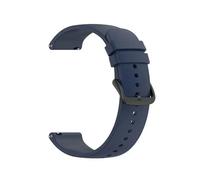 VMBVBHMDF Cinturino in silicone universale tinta unita da 22mm 20mm adatto for Samsung Gear S3 Frontier/Galaxy Watch 6/5/4/cinturino di ricambio attivo 2/46mm(Deep blue,22mm)