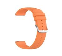 VMBVBHMDF Cinturino in silicone universale tinta unita da 22mm 20mm adatto for Samsung Gear S3 Frontier/Galaxy Watch 6/5/4/cinturino di ricambio attivo 2/46mm(Orange,20mm)