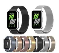 VMBVBHMDF Cinturino Milanese Loop Adatto for Samsung Galaxy Fit 3 Band Cintura in Acciaio Inox Braccialetto Correa Magnetico Galaxy Fit3 Cinturino Accessori(Starlight)