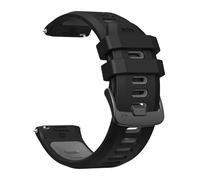 VMBVBHMDF Cinturino sportivo universale in silicone da 22 mm adatto for Garmin Forerunner 570 47 mm 970 965 255 265/Menu 3 2 Vivoactive 4 Cinturino di ricambio(Black Grey)