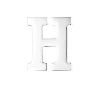 vmcoatdu Spilla a forma di lettera A-Z, con 26 lettere, placcata in oro 18 K e argento, in metallo, One size, Metallo, lega.