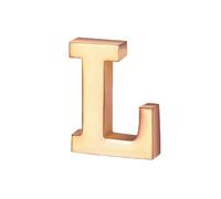 vmcoatdu Spilla a forma di lettera A-Z, con 26 lettere, placcata in oro 18 K e argento, in metallo, One size, Metallo, lega.