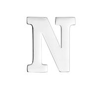 vmcoatdu Spilla a forma di lettera A-Z, con 26 lettere, placcata in oro 18 K e argento, in metallo, One size, Metallo, lega.
