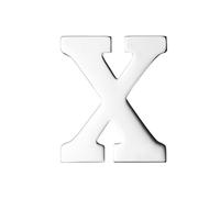 vmcoatdu Spilla a forma di lettera A-Z, con 26 lettere, placcata in oro 18 K e argento, in metallo, One size, Metallo, lega.