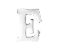 vmcoatdu Spilla a forma di lettera A-Z, con 26 lettere, placcata in oro 18 K e argento, in metallo, One size, Metallo, lega.