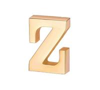 vmcoatdu Spilla a forma di lettera A-Z, con 26 lettere, placcata in oro 18 K e argento, in metallo, One size, Metallo, lega.