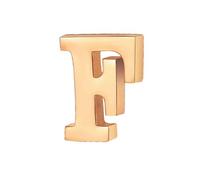 vmcoatdu Spilla a forma di lettera A-Z, con 26 lettere, placcata in oro 18 K e argento, in metallo, One size, Metallo, lega.