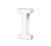 vmcoatdu Spilla a forma di lettera A-Z, con 26 lettere, placcata in oro 18 K e argento, in metallo, One size, Metallo, lega.
