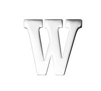 vmcoatdu Spilla a forma di lettera A-Z, con 26 lettere, placcata in oro 18 K e argento, in metallo, One size, Metallo, lega.