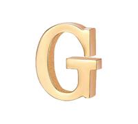 vmcoatdu Spilla a forma di lettera A-Z, con 26 lettere, placcata in oro 18 K e argento, in metallo, One size, Metallo, lega.