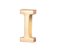vmcoatdu Spilla a forma di lettera A-Z, con 26 lettere, placcata in oro 18 K e argento, in metallo, One size, Metallo, lega.
