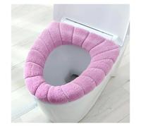 VMDVBNA Coprisedile per WC 1 pz Copriwater Elasticizzato Tappetino Scaldabagno Forniture for la casa for Il Bagno 30 cm x Universali(Pink)