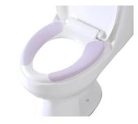 VMDVBNA Coprisedile per WC 2 Paia Copriwater Universale Lavabile Riutilizzabile Morbido Caldo Peluche Closestool Adesivo Tappetino for Sedile Universali(Matongdian01fz-zi)