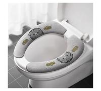 VMDVBNA Coprisedile per WC 2 Paia di Cuscini Morbidi Lavabili in Stile Cartone Animato for WC, coprisedile Adesivo for, scaldabagno, Universale for Universali(Enlarge-Gery)