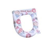 VMDVBNA Coprisedile per WC Copriwater Lavabile, Impermeabile, copriwater Closestool, a Forma di O, for Bidet, Accessori for Il Bagno Universali(Color-A)