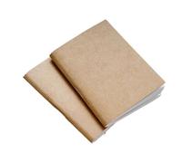 VMDVBNA quaderni 2 pezzi mini quaderno tascabile stile retrò diario da viaggio copertina morbida in pelle libro scrittura blocco note portatile contabilità for ufficio(Color-A)