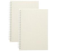 VMDVBNA quaderni Libro a griglia, disegno, piccolo grafico, quadrato, righe, spirale, carta, diario di matematica for lavoro, libri studio, blocco note