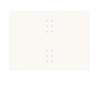 VMDVBNA quaderni Quaderno ad anelli A5 personale A6 A7 A8 Ricariche inserti Diario a spirale a fogli mobili Planner con anima interna Carta da 100 g(A5 Grid)