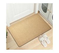 VMDVBNA Zerbino per Ingresso Zerbino ad anello in seta tinta unita con base antiscivolo for ingressi di casa, ideale for porte o corridoi esterni. Rimozione della polvere domestica(Color18)