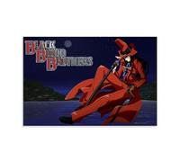 VMEOLLXUU Anime Black Blood Brothers Character Art - Decorazione moderna per camera familiare, 60 x 90 cm