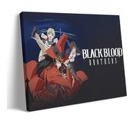 VMEOLLXUU Anime Black Blood Brothers Role Fan Art - Decorazione moderna per camera familiare, 40 x 60 cm