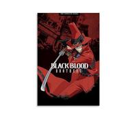 VMEOLLXUU Black Blood Brothers Comics Character Poster decorativo da parete, per soggiorno, camera da letto, 40 x 60 cm