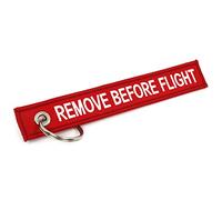 VmG-Store MADE IN Jet Tag portachiavi bandiere nazionali in materiale robusto e rigido con eleganti bandiere nazionali S142-2 (Remove before flight)
