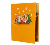 Vmiorzq Biglietti di Natale | Biglietti 3D Divertenti con Musica e Luci | Decorazioni da Tavolo per Compleanni Lauree Scuola e Famiglia | Auguri per Casa Ufficio e Incontri Speciali