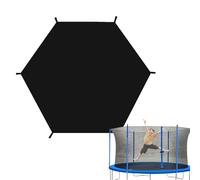 Vmiorzq Copertura parasole per trampolino, protezione dal sole, protezione per trampolino, copertura superiore per trampolino, copertura parasole per esterni, giardino