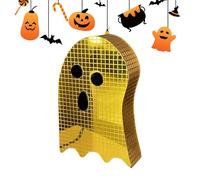 Vmiorzq Decorazioni fantasma di Halloween | Specchio acrilico Halloween Disco Fantasma Decor - Centrotavola per Scrivania Mensola di Natale Bancone Camera da Letto Soggiorno Cucina Ingresso Festa