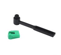 VMN95E - Pennino capacitivo per cartucce Audio-Technica serie VM95, compatibile con giradischi AT-LP120X, guscio in ABS, lega di alluminio, forza di tracciamento cantilever da 2,5 g a (verde)