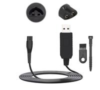 Vmoomax Caricabatterie USB da 15 V compatibile con Philips HQ8505, 1 cavo di ricarica di ricambio per Norelco Oneblade Series 3000 5000 7000 9000 QP6510 QP6620 MG5750 MG7790