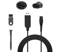 Vmoomax Cavo di ricarica A00390 da 4,3 V compatibile con Philips One Blade QP2520 QP2570 QP2620 MG3730 MG3720 MG5720 BT3208 BT3206, 1 cavo di ricarica USB per rasoio Norelco