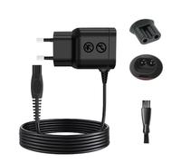 Vmoomax HQ8505 - Cavo di ricarica per rasoio Philips, alimentatore di rete da 1 m, compatibile con Philips Series 9000 7000 5000 3000, HQ RQ AT PT MG HC BG BT rasoio e rasoio barba con spazzola di