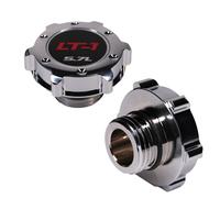 Vms Cromo Billetta Olio Tappo Nero Emblema Per LT1 LT-1 5.7L Corvette Camaro Z28