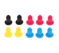VmugDVoqb 10 pezzi 4mm strumento di refitting elastico cartuccia di inchiostro accessori per stampante fissi tappo di tenuta in gomma compatibile con
