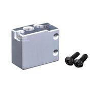 VmugDVoqb Blocco riscaldatore per stampante 3D Hotend compatibile con kit di aggiornamento cartuccia termistore PT100 per stampante Delta I3 fai da te(1pc heatblock)