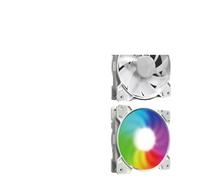 VmugDVoqb Ventola per Case 14 cm 5 V 3 Pin ARGB e 4 Pin PWM Ventola di Raffreddamento silenziosa con Effetto Luce Compatibile con(White)