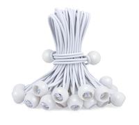 VMUTGA 30 Pezzi Corde Elastiche con Sfere, 15cm Elastici per Telone per Il Campeggio per Teloni Occhiellati per Teloni, Tende, Baldacchino, Striscioni - Bungee Ball