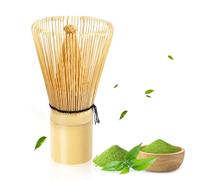 VMUTGA MA-01 Accessorio per Cerimonia del Matcha Giapponese, Frusta al Matcha (Chasen), Frusta in Bambù Naturale Chasen Tradizionale a 100 Bastoncini Matcha