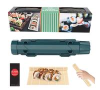 VMUTGA Macchina per Fare il Sushi Fai da Te, Bazooka Portatile con Tappetino di Bambù, Set Ideale per Principianti e Tutta la Famiglia
