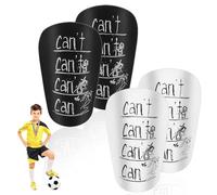 VMUTGA Mini Parastinchi Calcio, 2 Paia di Mini Protezioni per le Gambe per Bambini e Ragazzi, Protezione per Stinchi da Calcio, Ideale per Calcio e Altri Sport