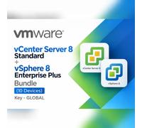 VMware vCenter Server 8 Standard + vSphere 8 Enterprise Plus Bundle (10 Devices) Key - GLOBAL