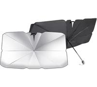 vmwia Auto Parabrezza Parasole per Jeep Cherokee 2014-2024,con Manico Pieghevole Accessori Auto Protezione Raggi UV Parasole.(140 * 80)